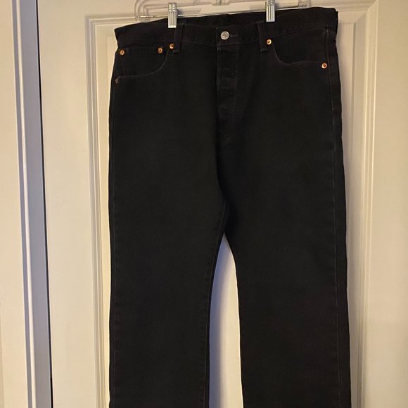 NWOT Levi’s 501 ORIGINAL FIT MEN'S JEANS BLACK SIZE W36 L30 - Picture 3 of 7